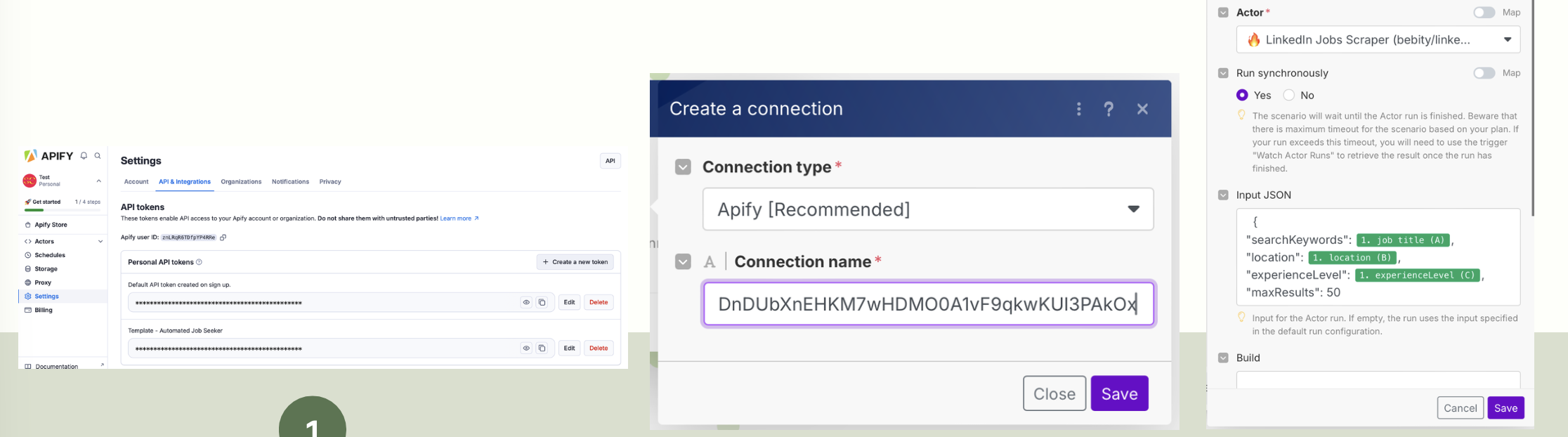 Apify → Google Sheets workflow